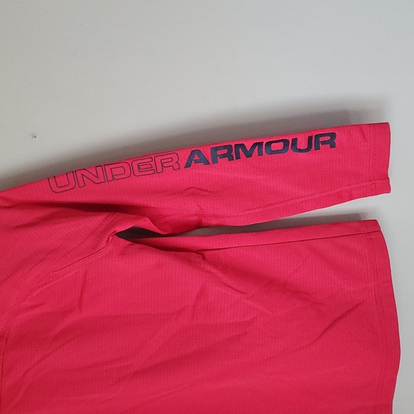 Under Armour red half zip long sleeve - Picture 7 of 10